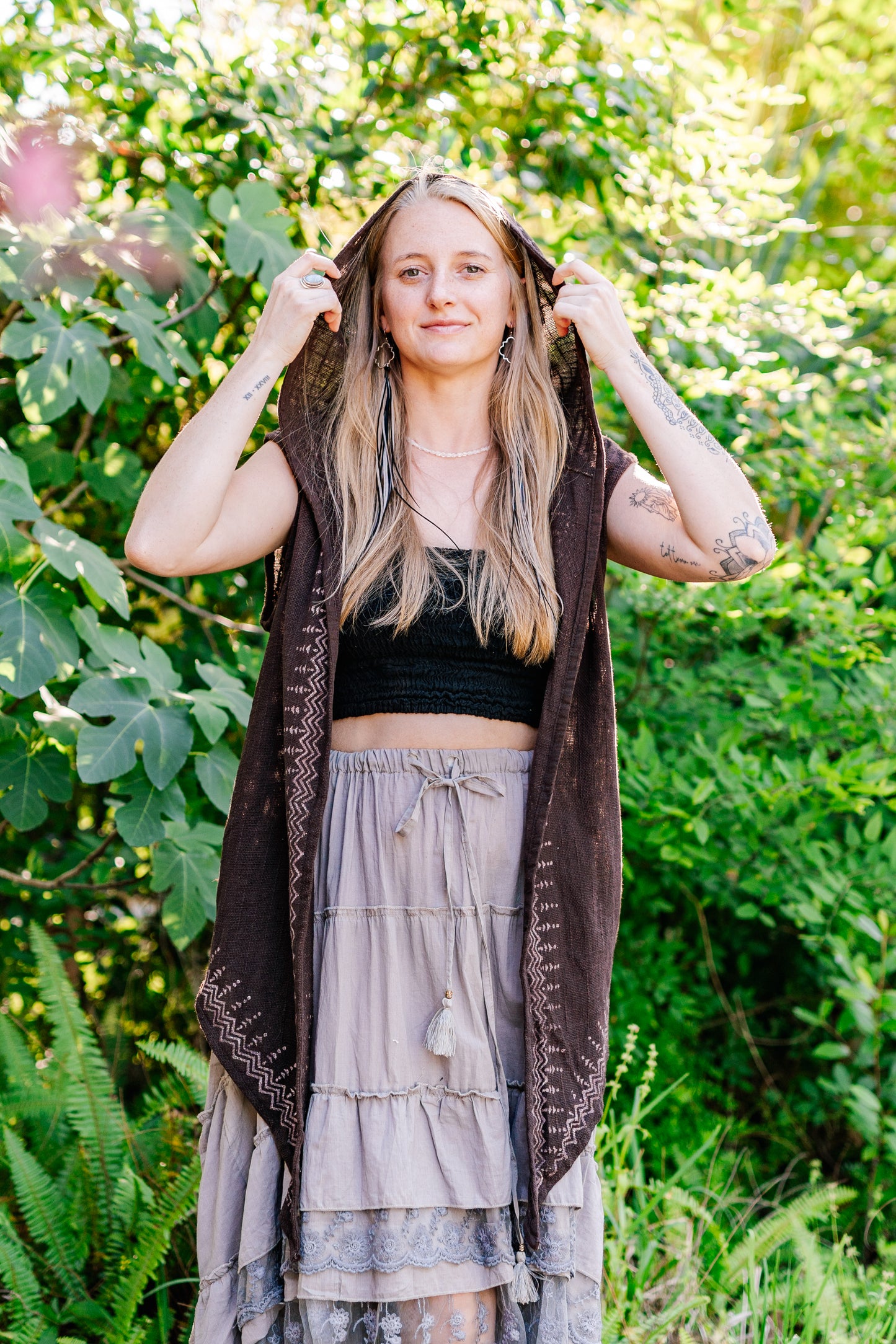 Desert Rose Vest Hoodie