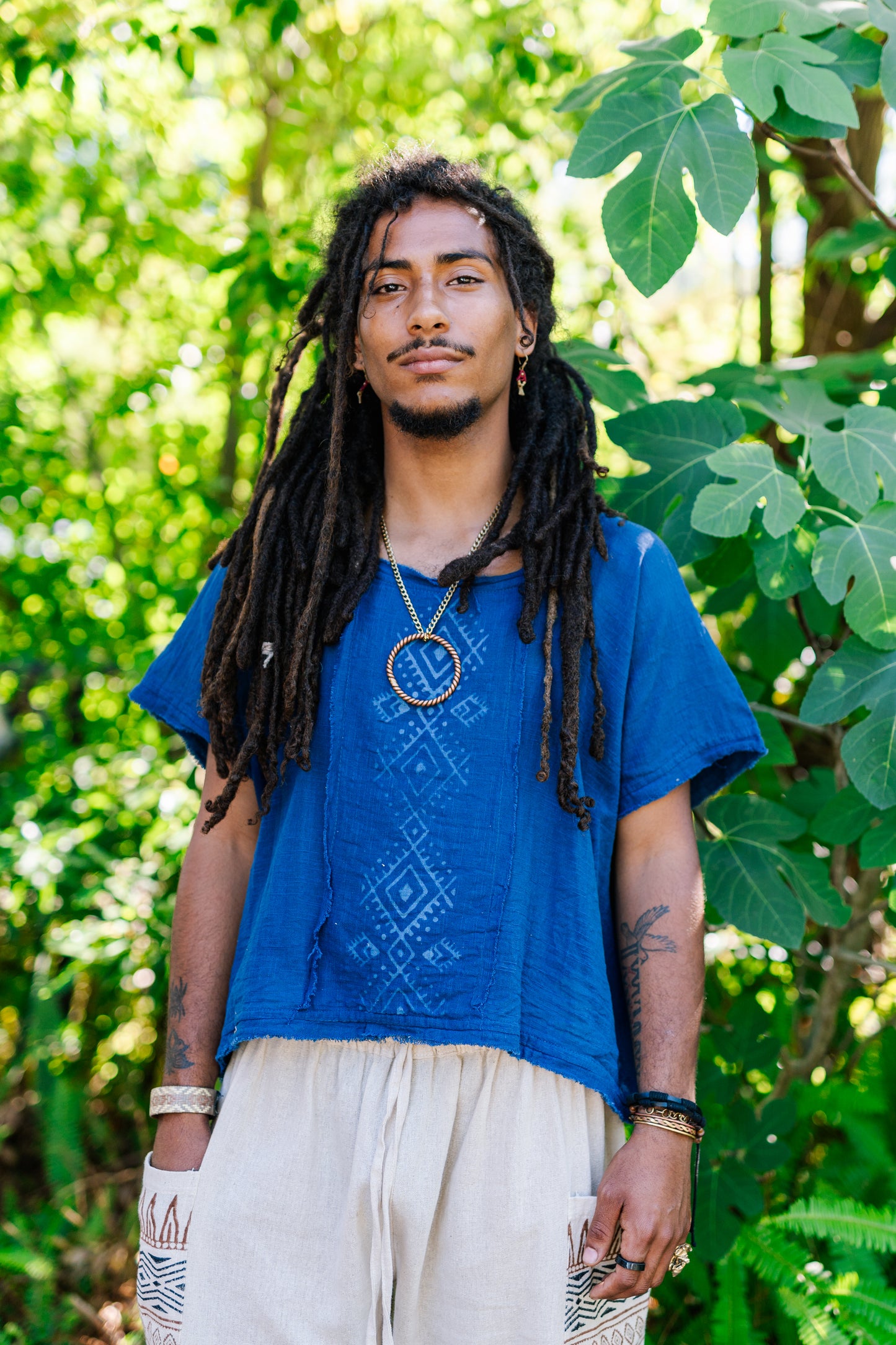Desert Rose Block Print Shirt