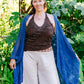 Desert Rose Woven Block Print Cover Up