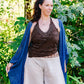 Desert Rose Woven Block Print Cover Up