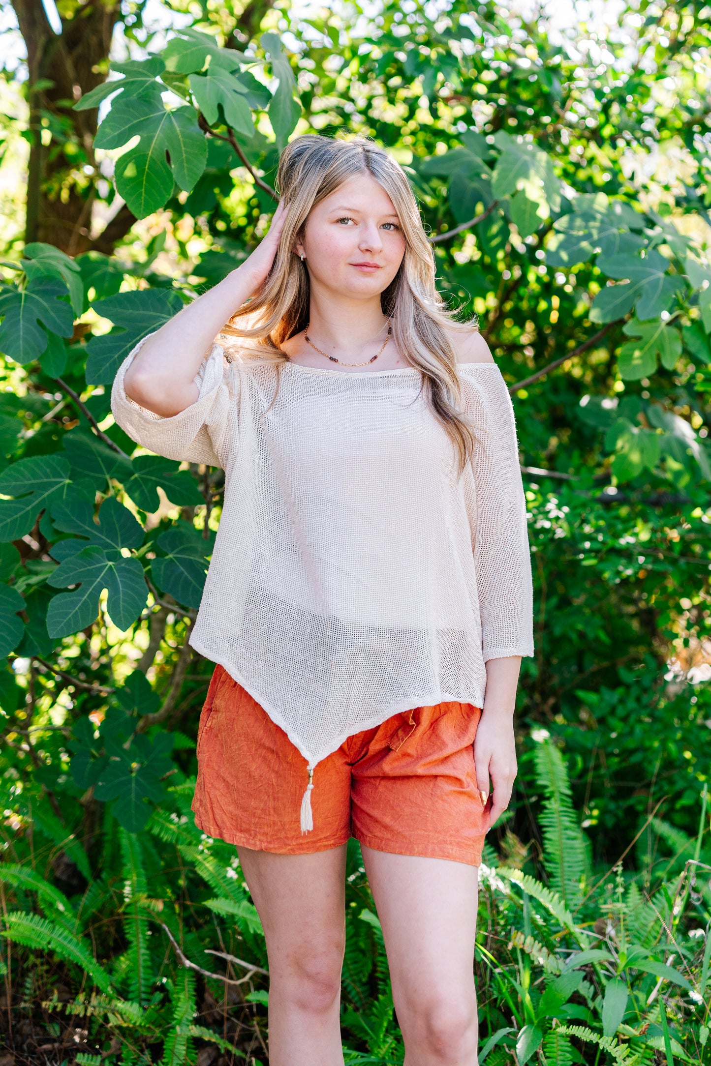 Desert Rose Tassel Shirt