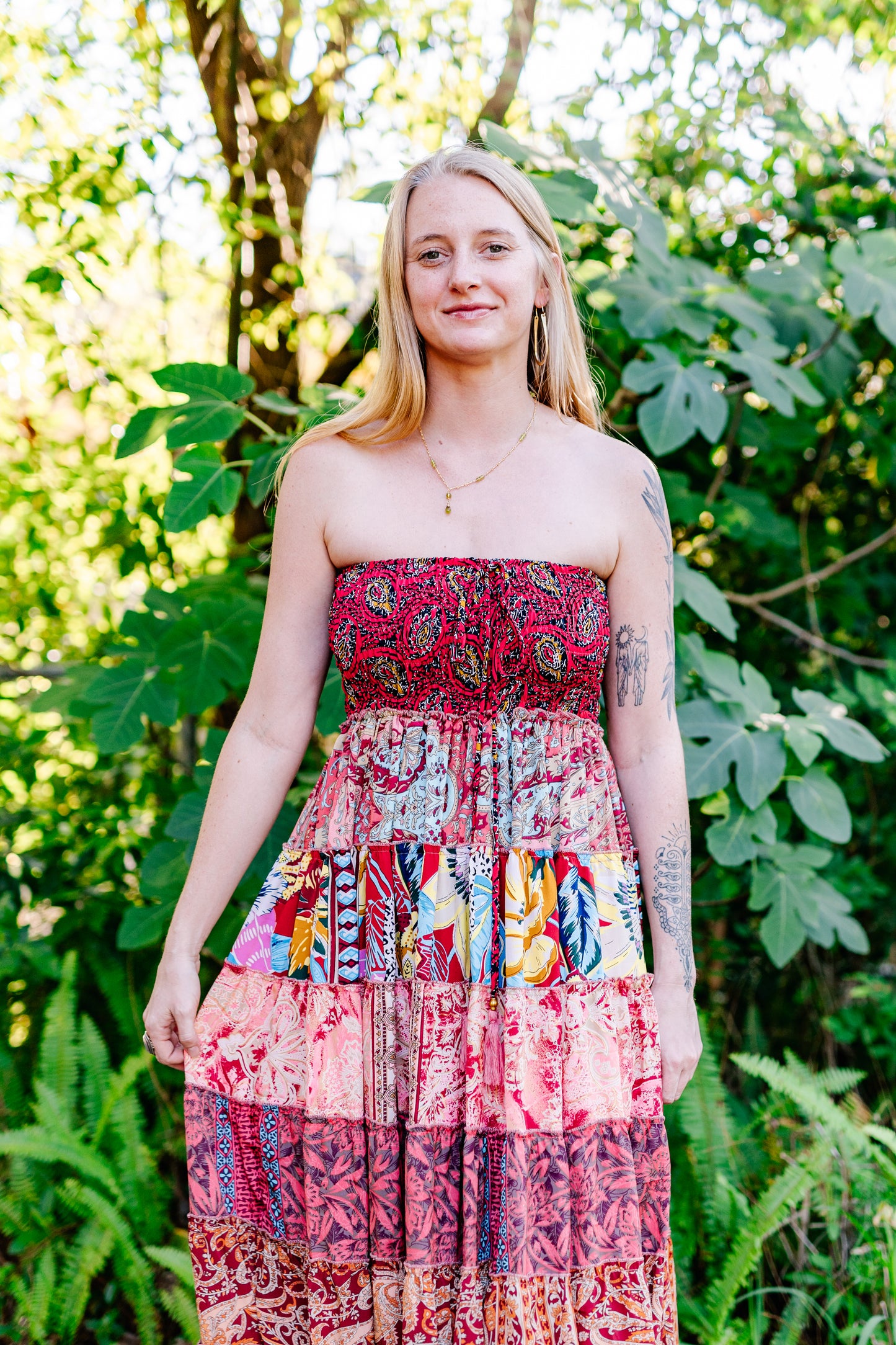 Silk Sari Patchwork Dress