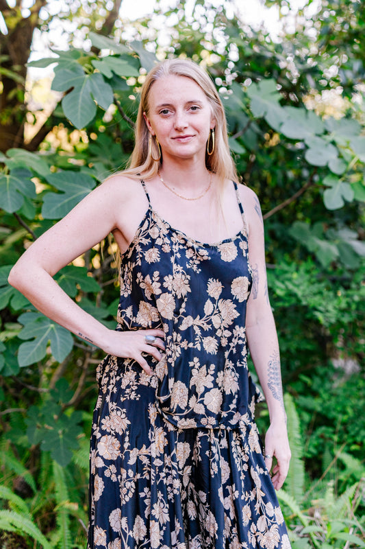 Golden Rose Tank Top
