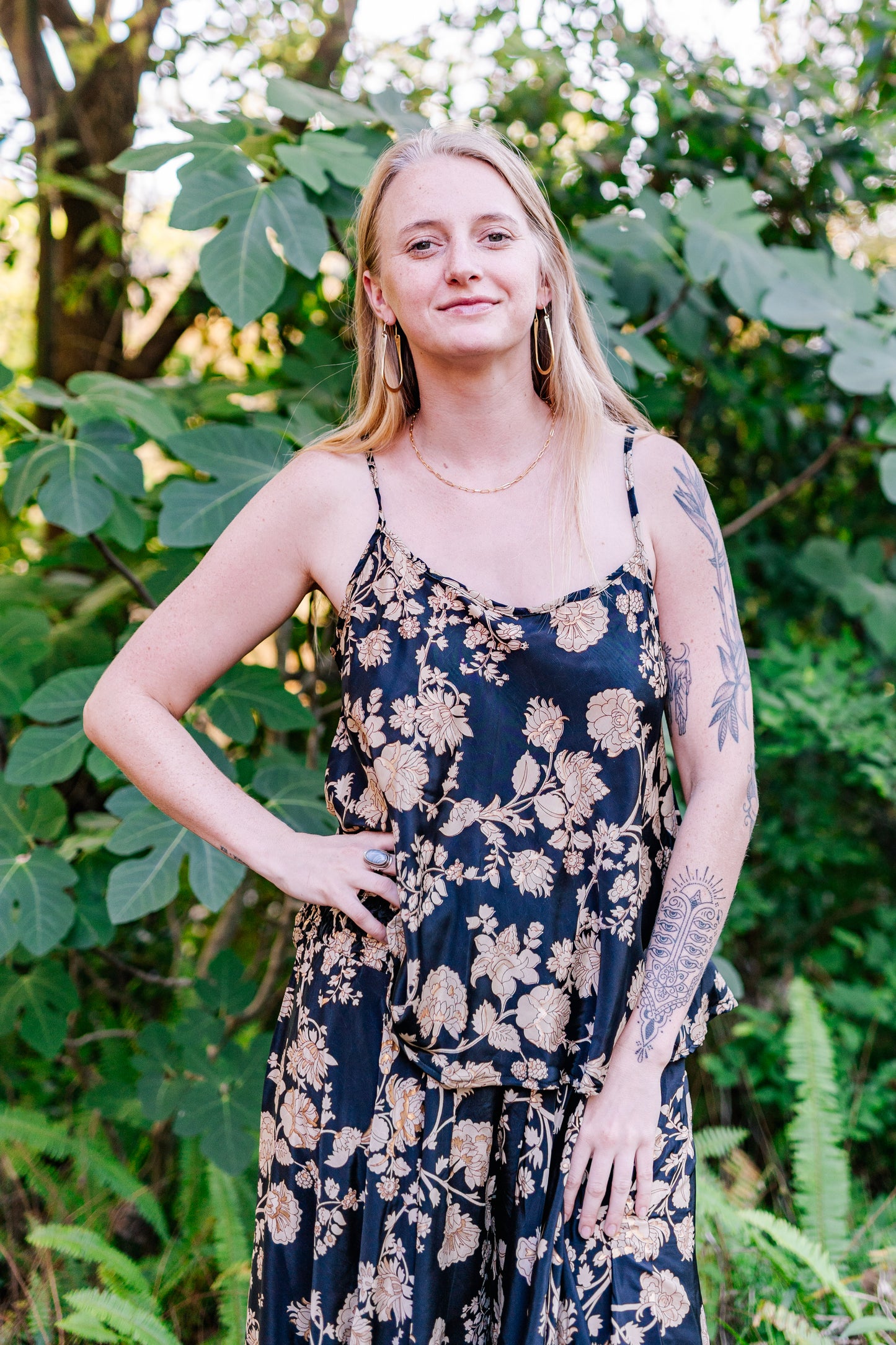Golden Rose Tank Top
