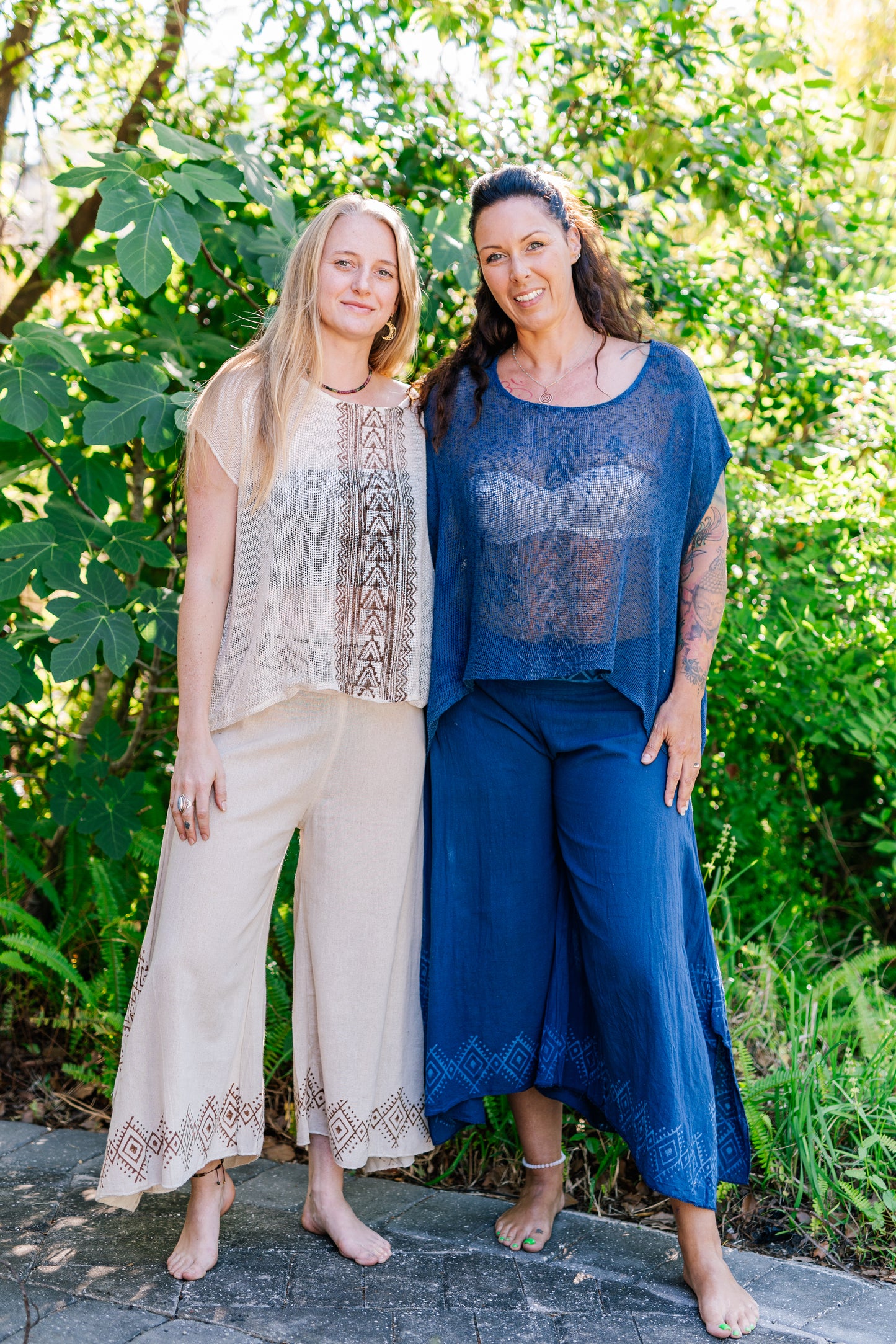 Desert Rose Block Print Pants