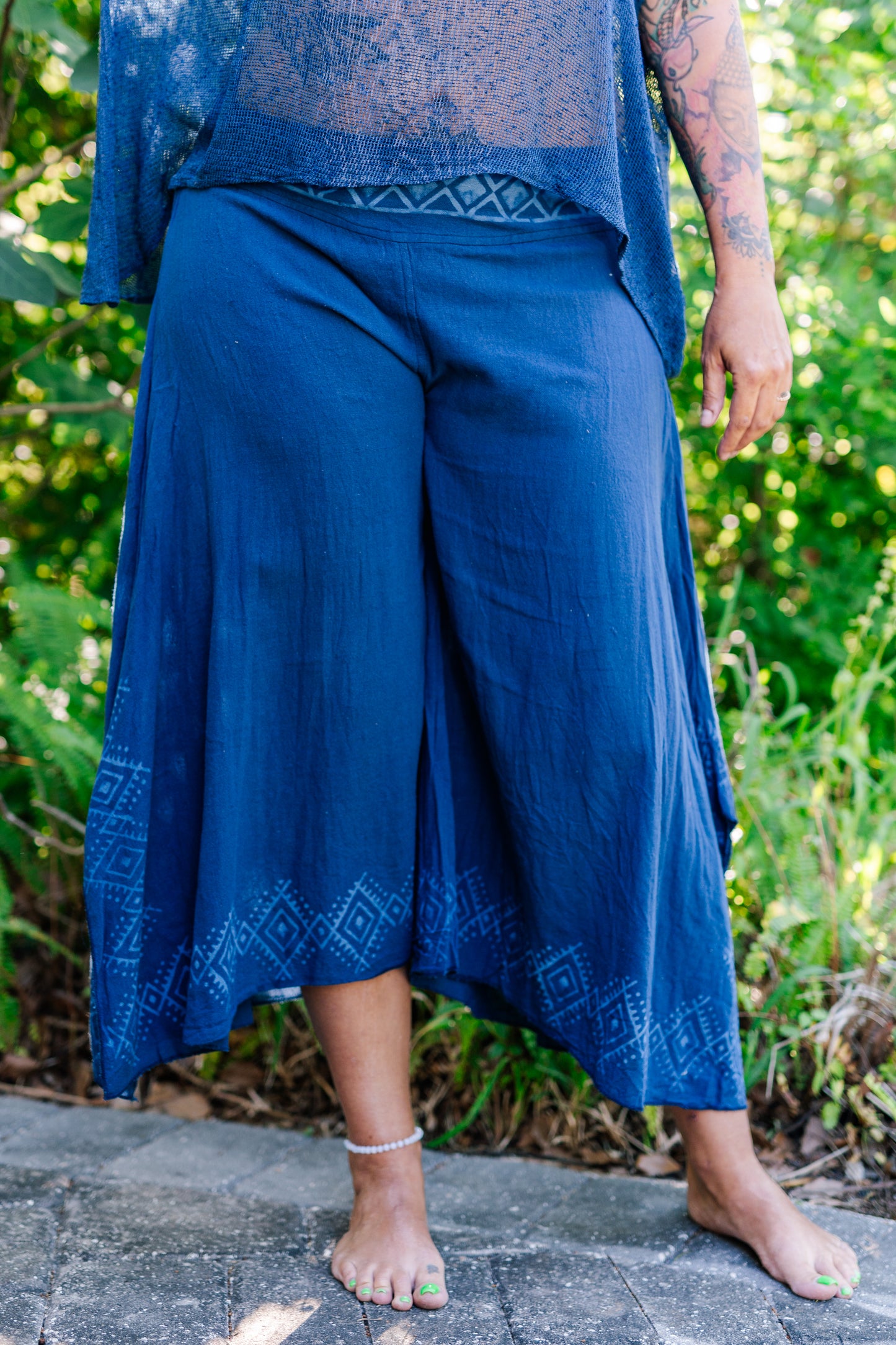 Desert Rose Block Print Pants