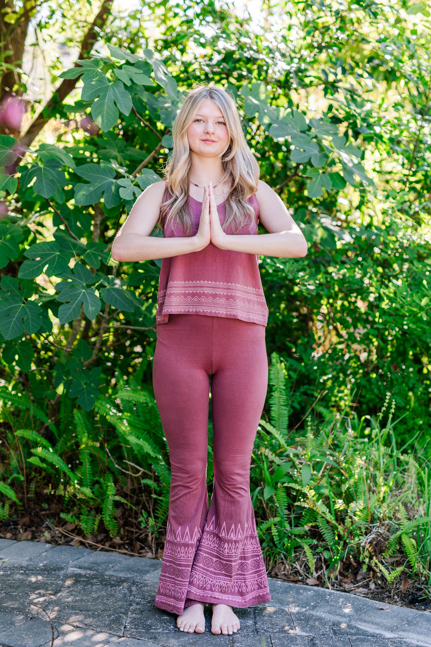 Block Print Pants