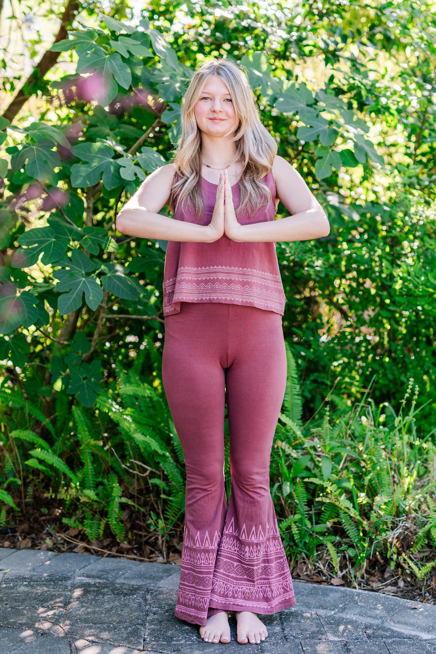 Block Print Pants