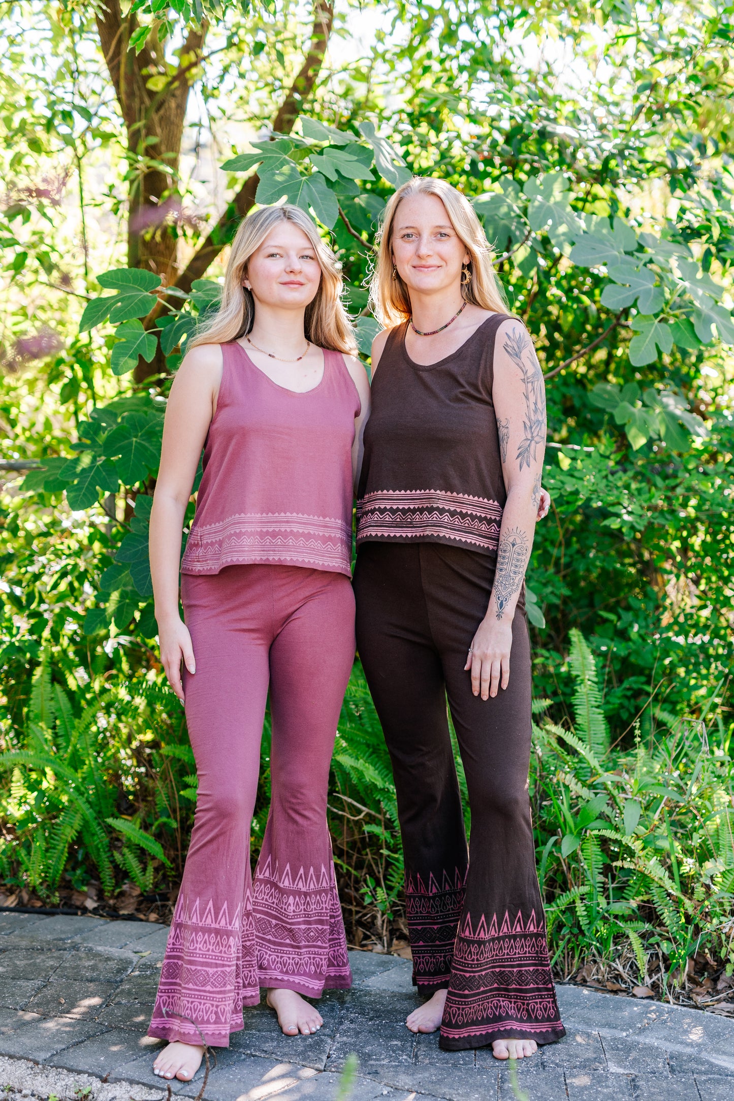 Block Print Pants