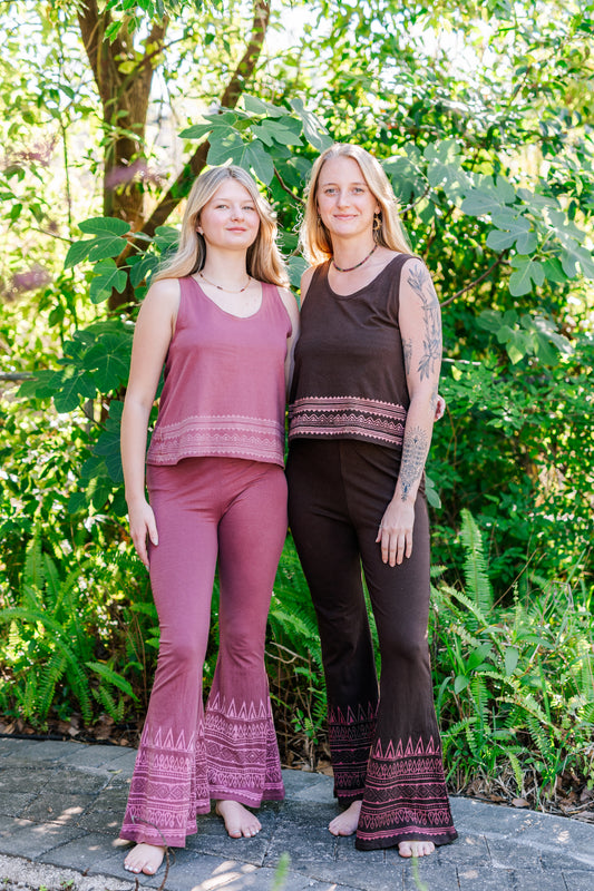 Block Print Pants