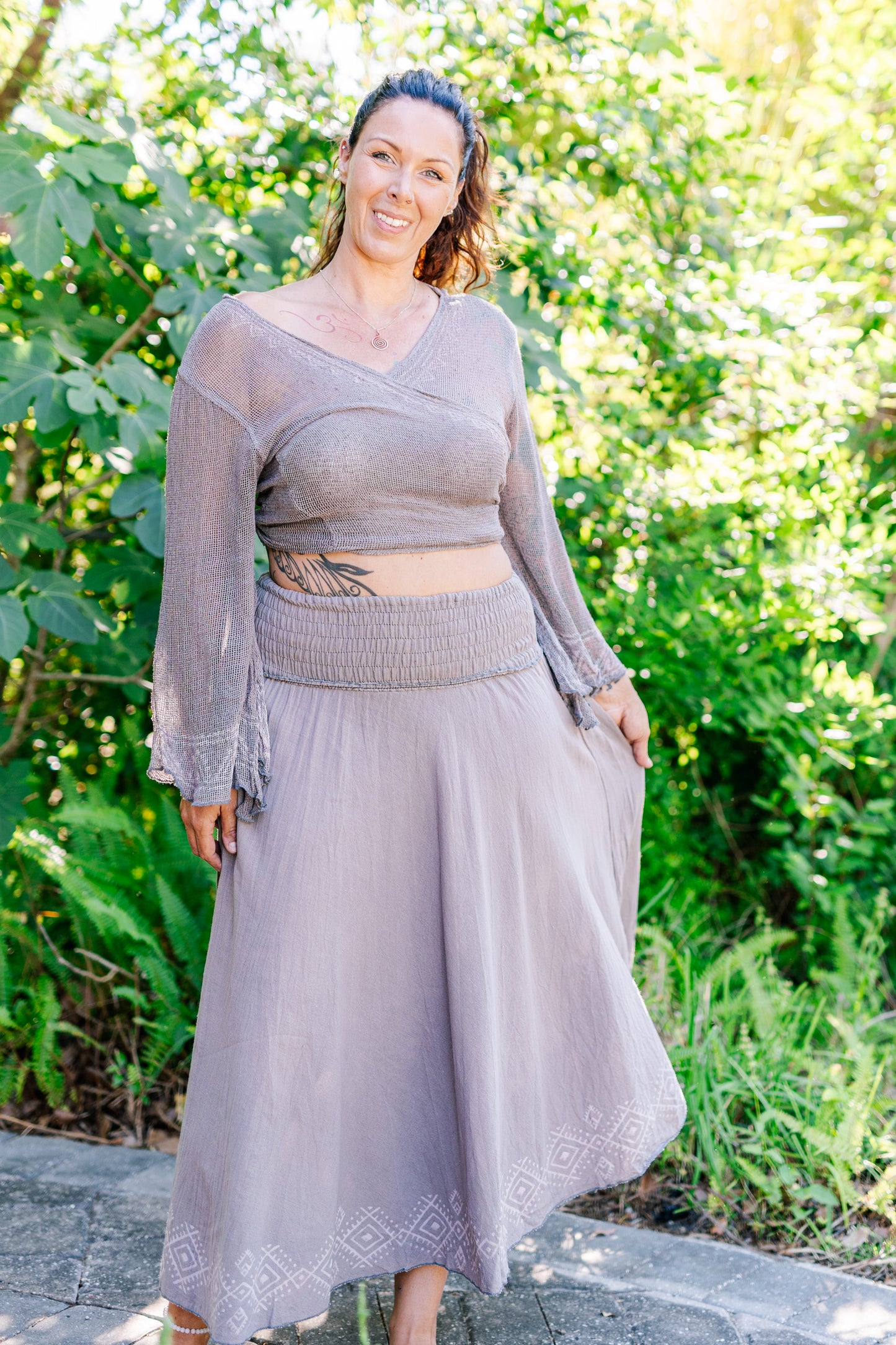 Desert Rose Woven Tie Jacket