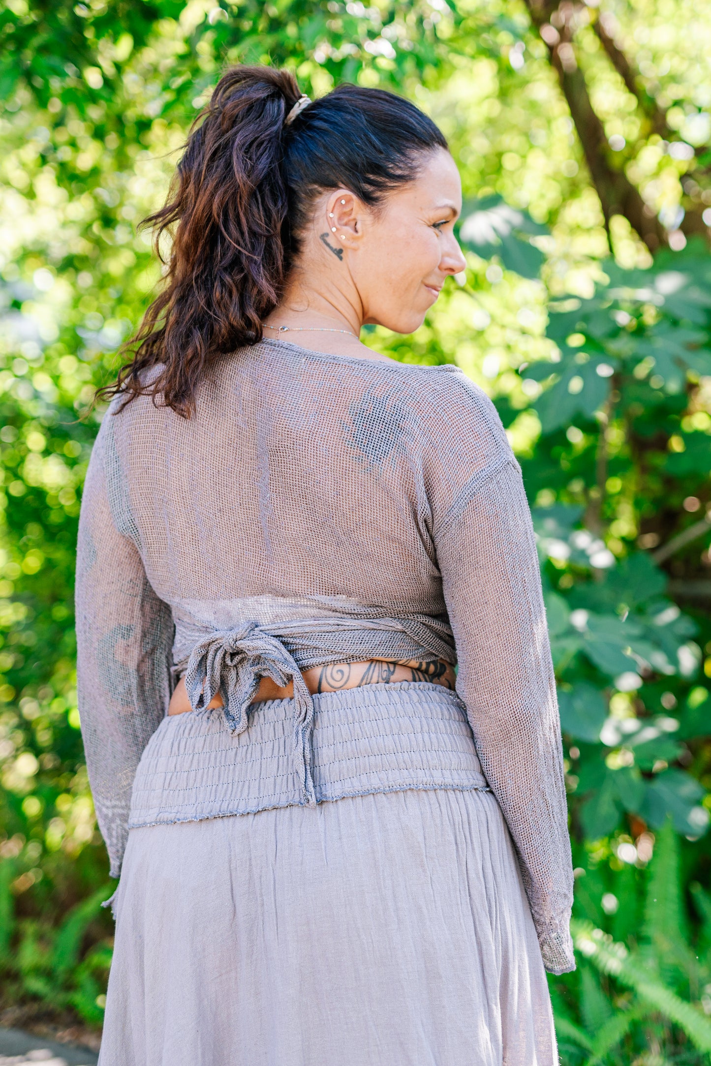 Desert Rose Woven Tie Jacket
