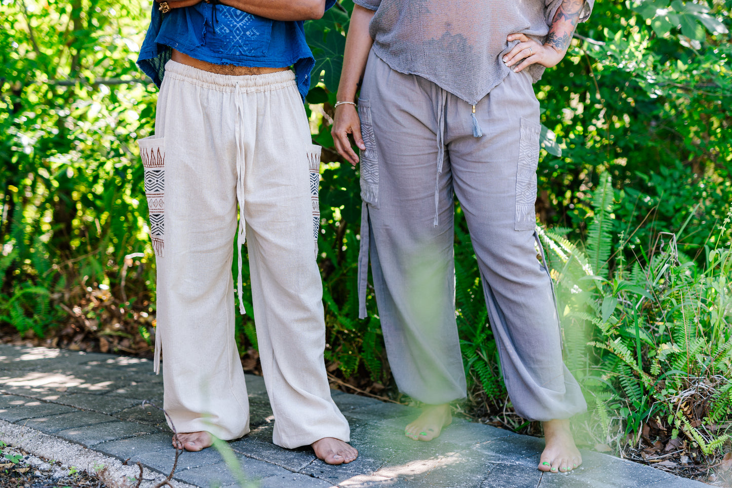 Desert Rose Block Print Pants