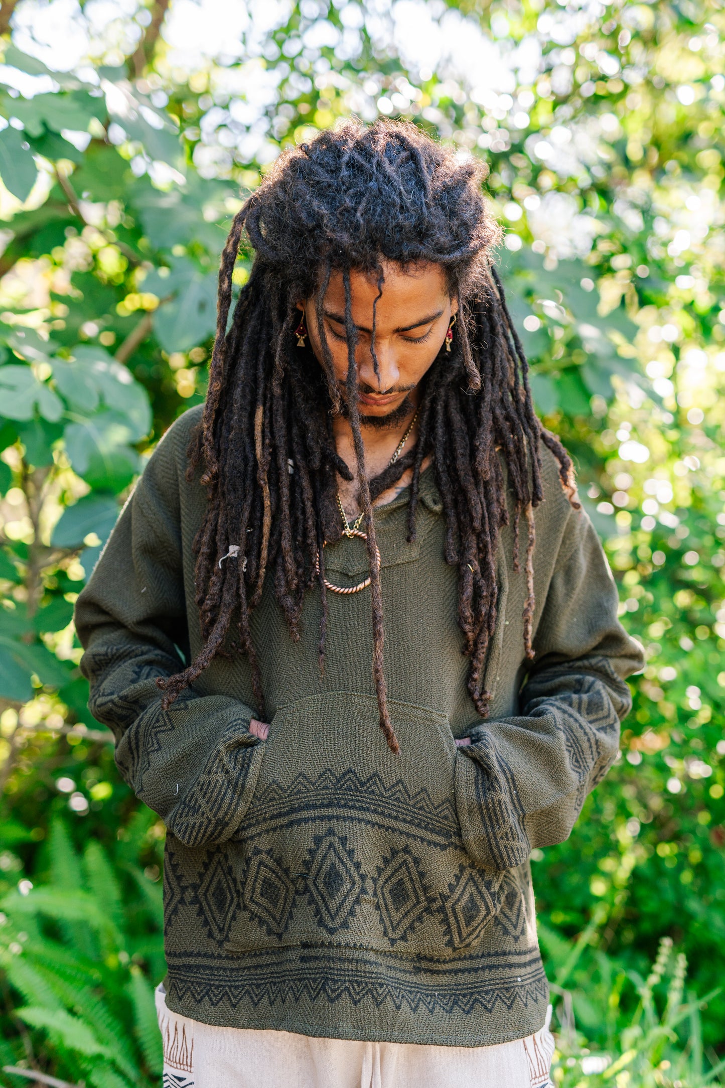 Desert Rose Block Print Hoodie