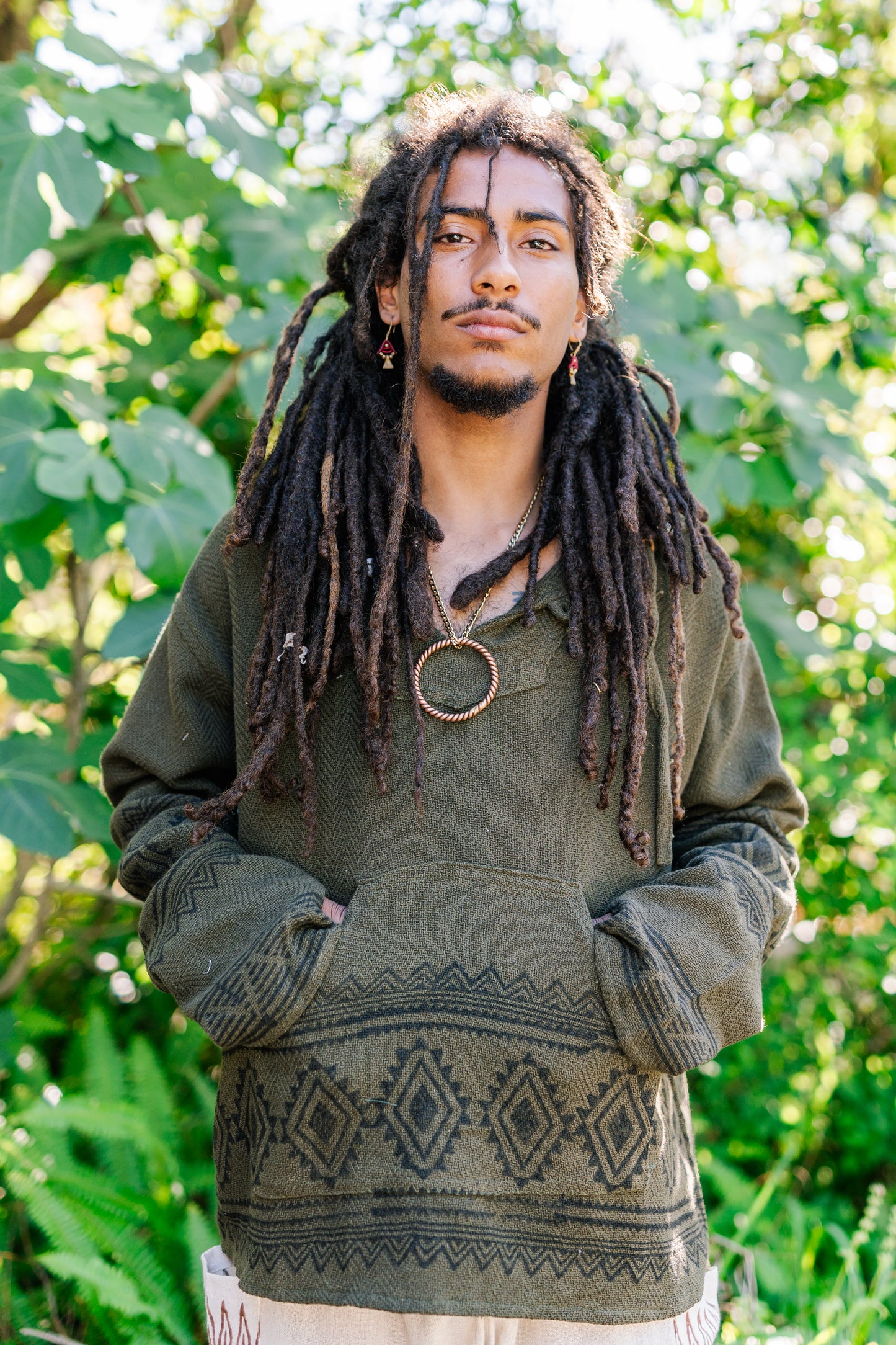 Desert Rose Block Print Hoodie