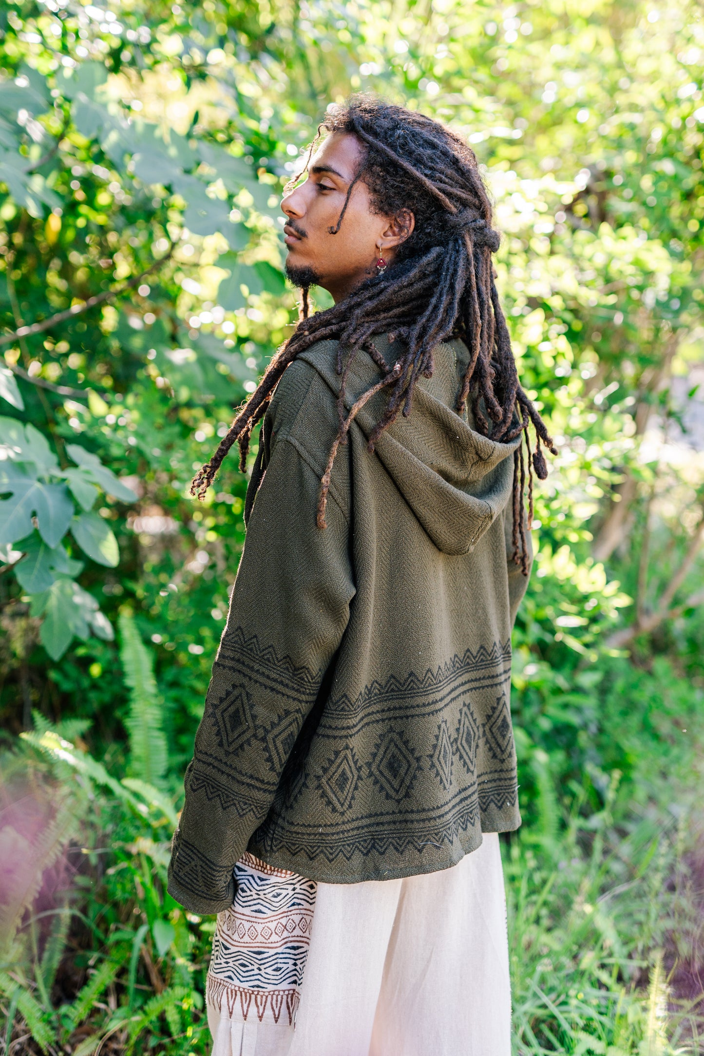 Desert Rose Block Print Hoodie