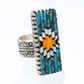 Gemstone Paintings by David Freeland Jr. | Navajo Weave Rings Collection