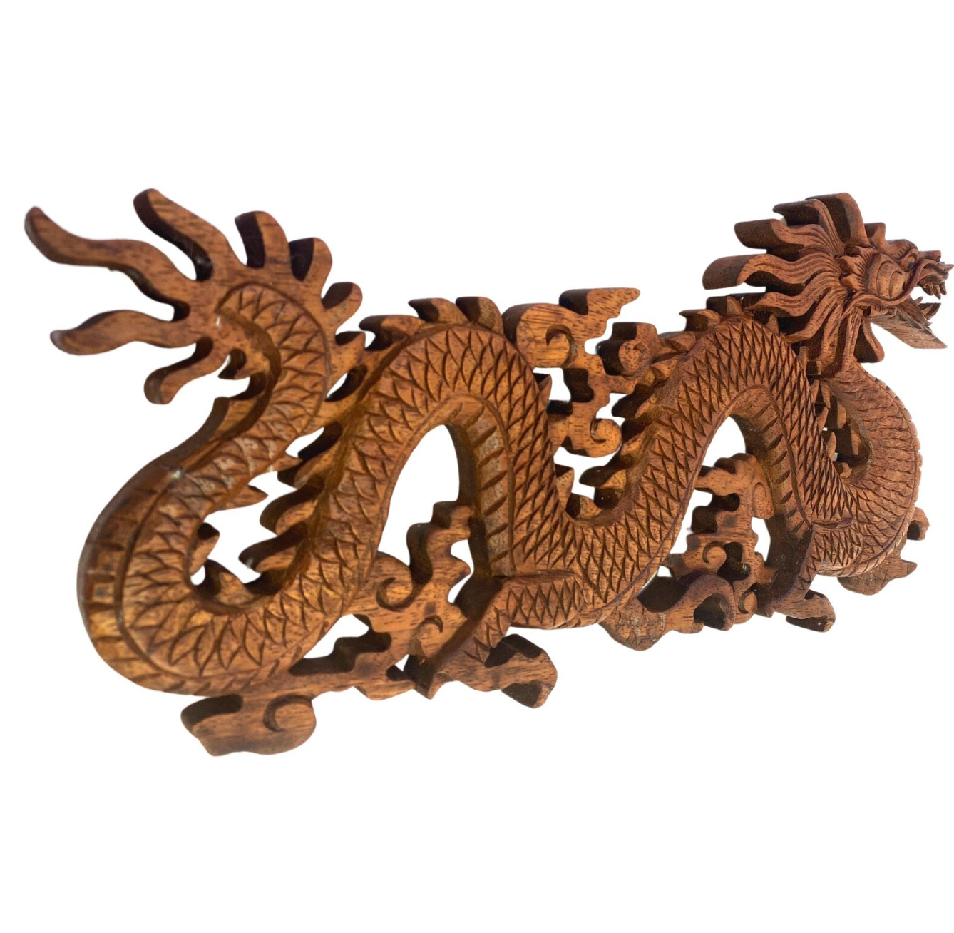 Walking Dragon Panel Carving