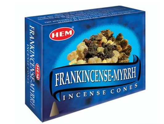 Hem Frankincense-Myrrh Incense Cones