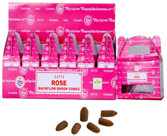 Satya Rose Backflow Cones