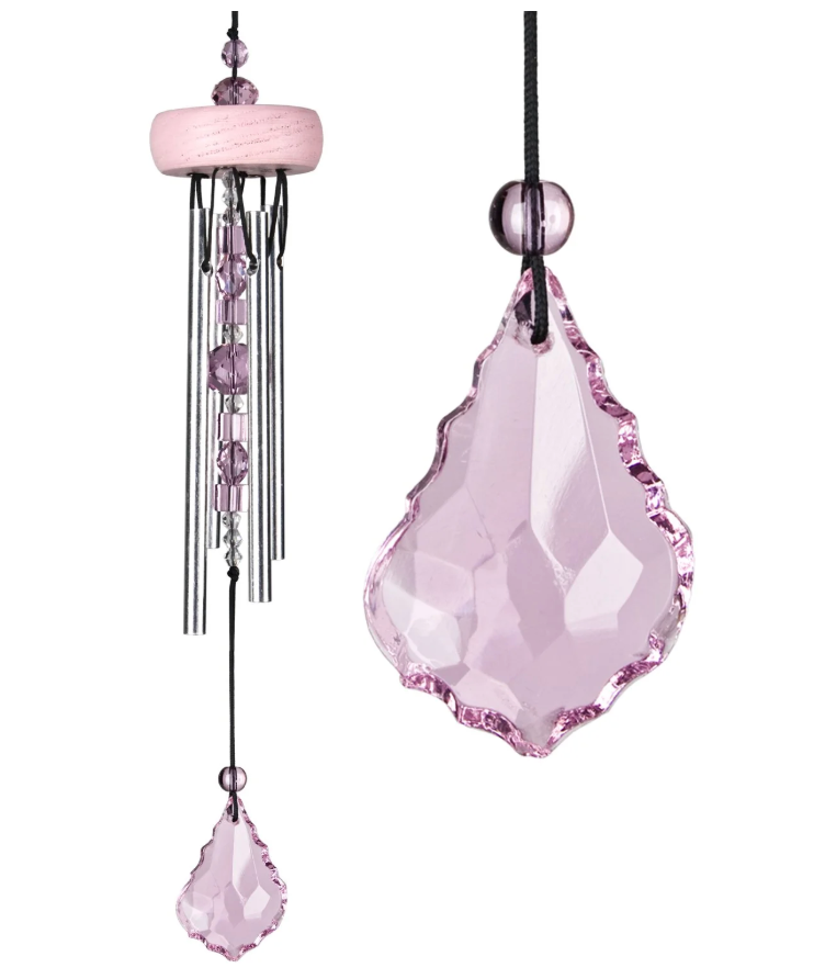 Gem Stone Drop Chime | Rose