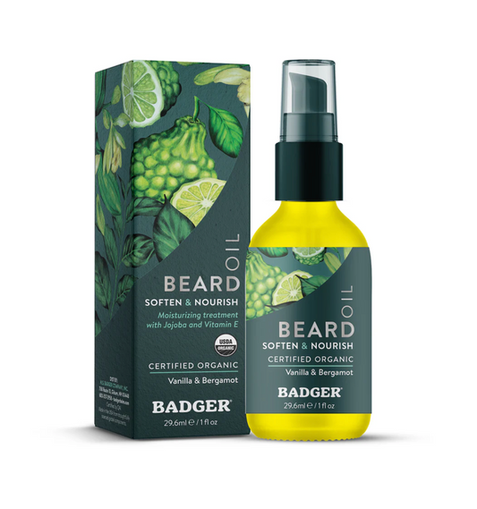 Badger Vanilla & Bergamont Beard Oil