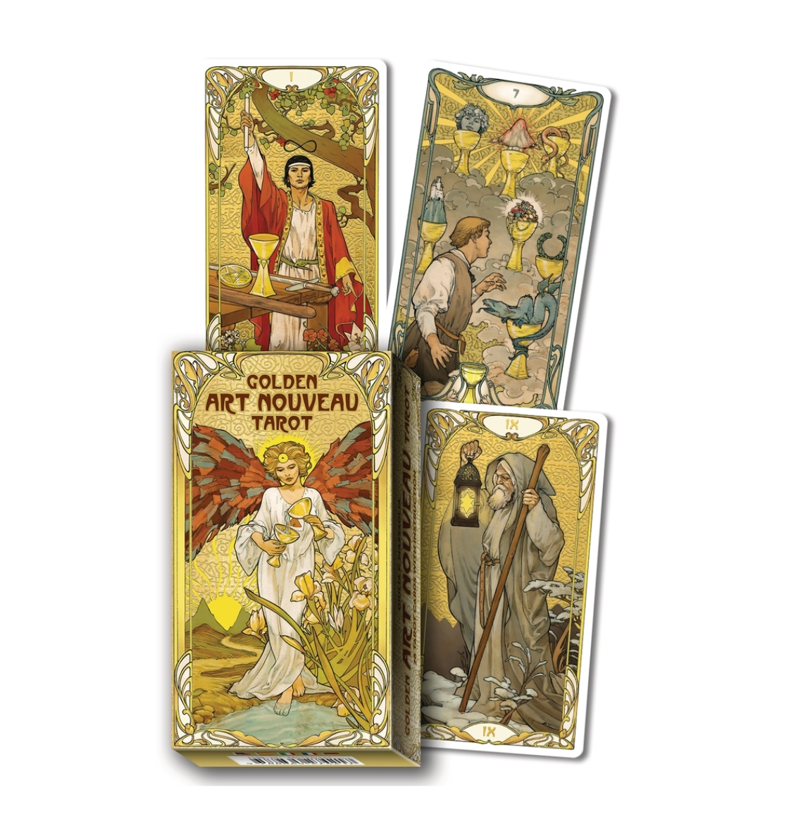 Golden Art Nouveau Tarot Deck