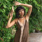 Desert Rose Woven Mesh Dress