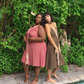Desert Rose Woven Mesh Dress