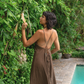 Desert Rose Woven Mesh Dress