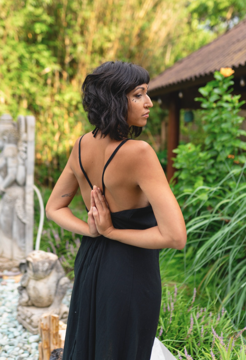 Desert Rose Print Fringe Dress