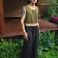 Desert Rose Block Print Tank Top