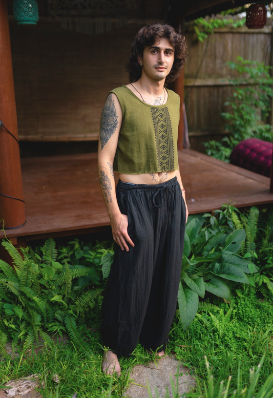 Desert Rose Block Print Tank Top