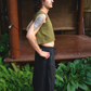 Desert Rose Block Print Tank Top