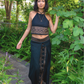 Desert Rose Block Print Open Skirt