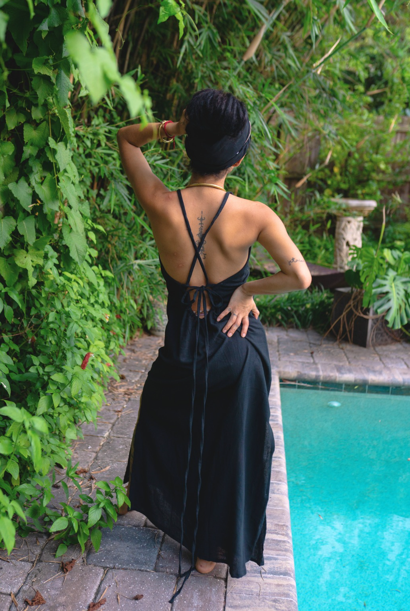 Desert Rose Arrow Block Print Dress | Earth Tones