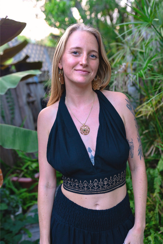Desert Rose Block Print Top