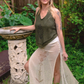 Desert Rose Double Slit Mesh Skirt
