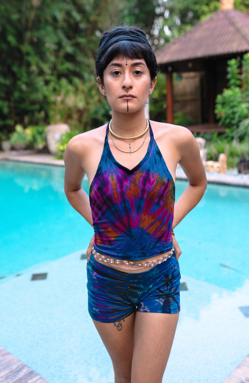 Tie Dyed Halter Top