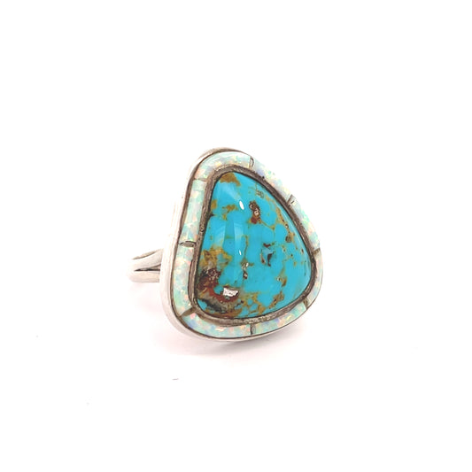 Gemstone Paintings by David Freeland Jr. | Turquoise and Opal Rings Collection