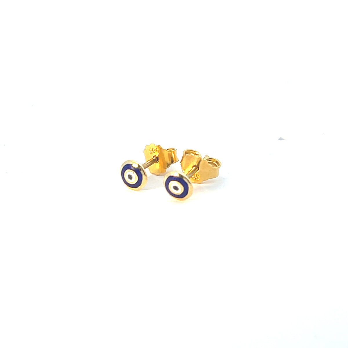 14 Karat Gold Evil Eye Collection | Bracelet & Stud Earrings