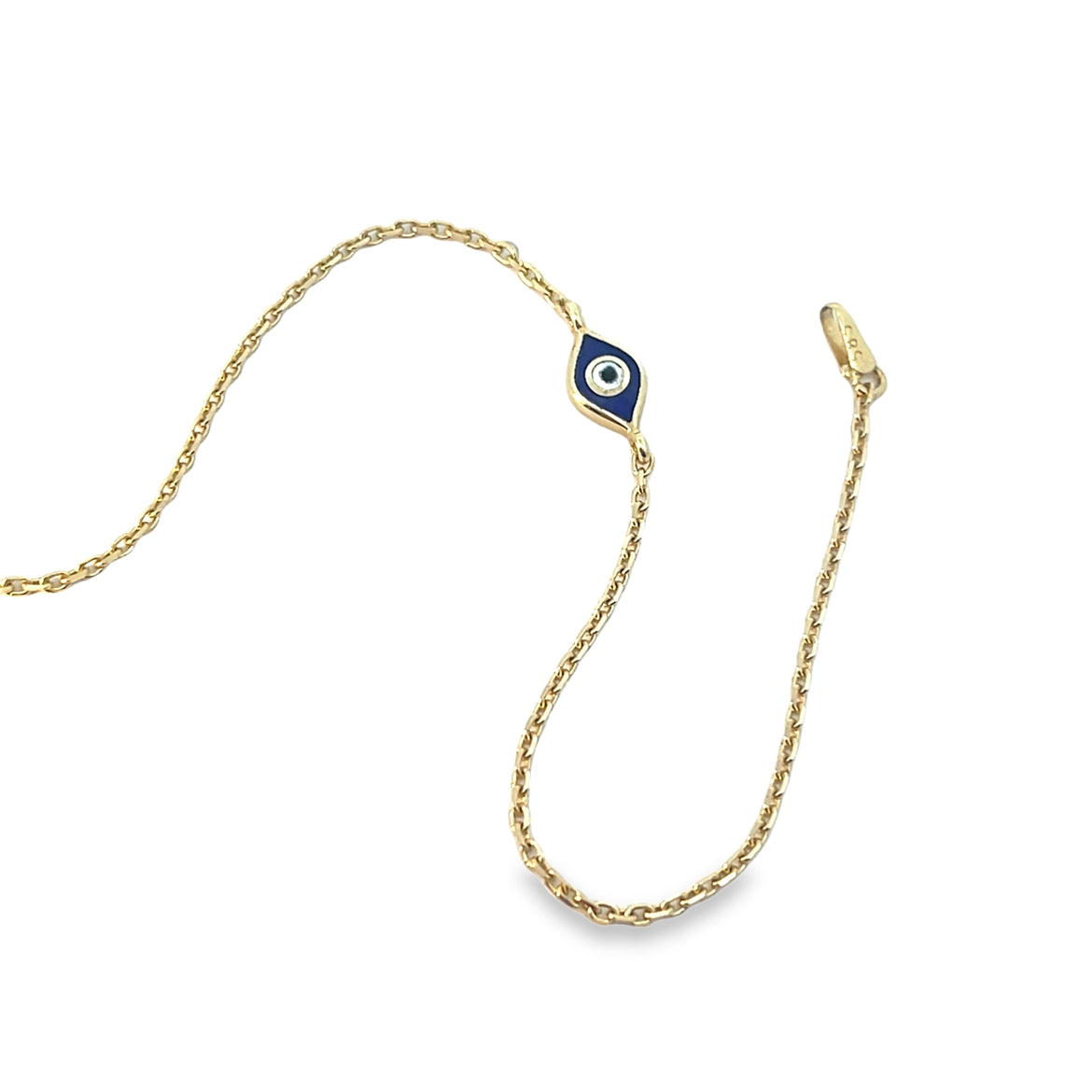 14 Karat Gold Evil Eye Collection | Bracelet & Stud Earrings