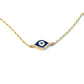 14 Karat Gold Evil Eye Collection | Bracelet & Stud Earrings