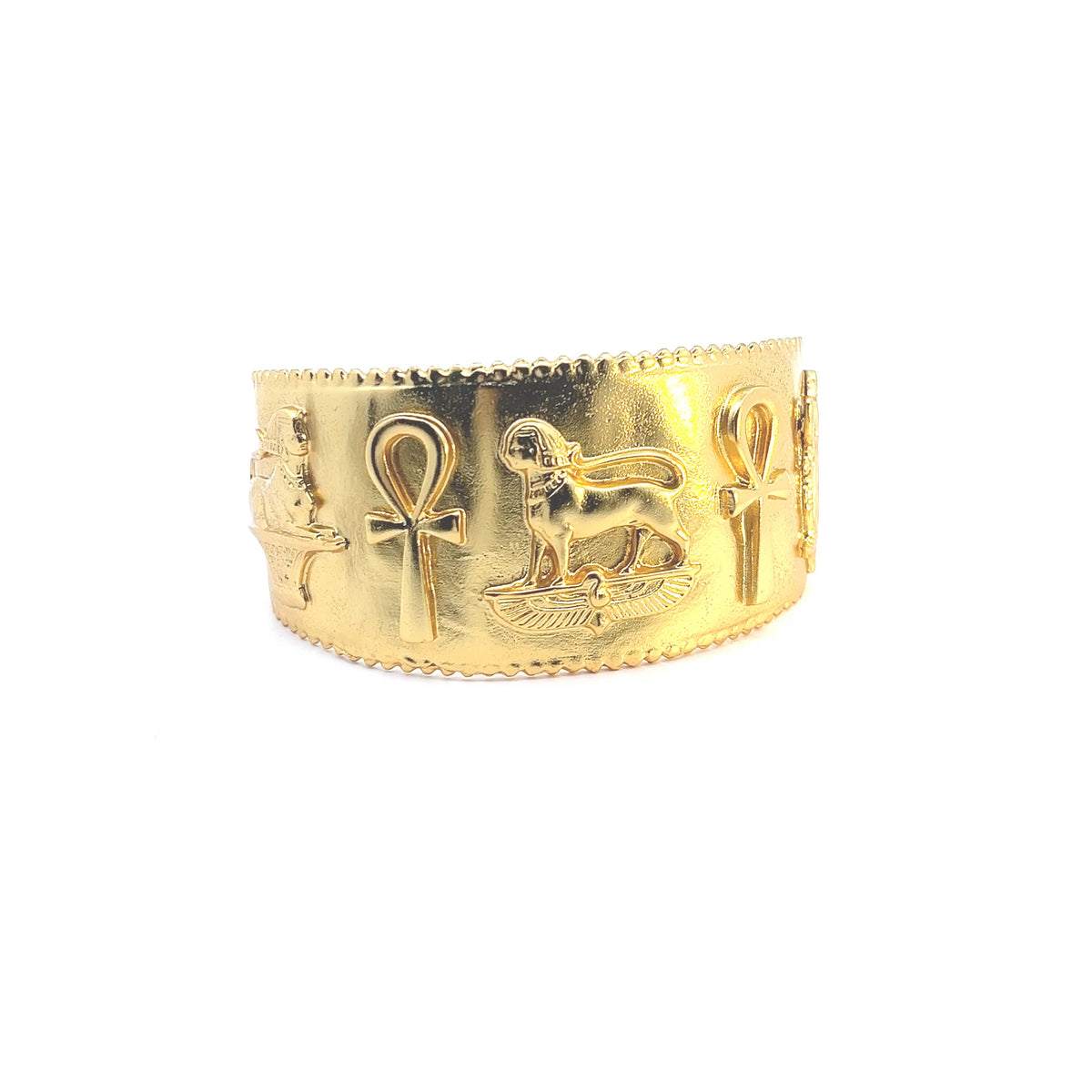 Egyptian Cuffs in Gold Plated Bronze
