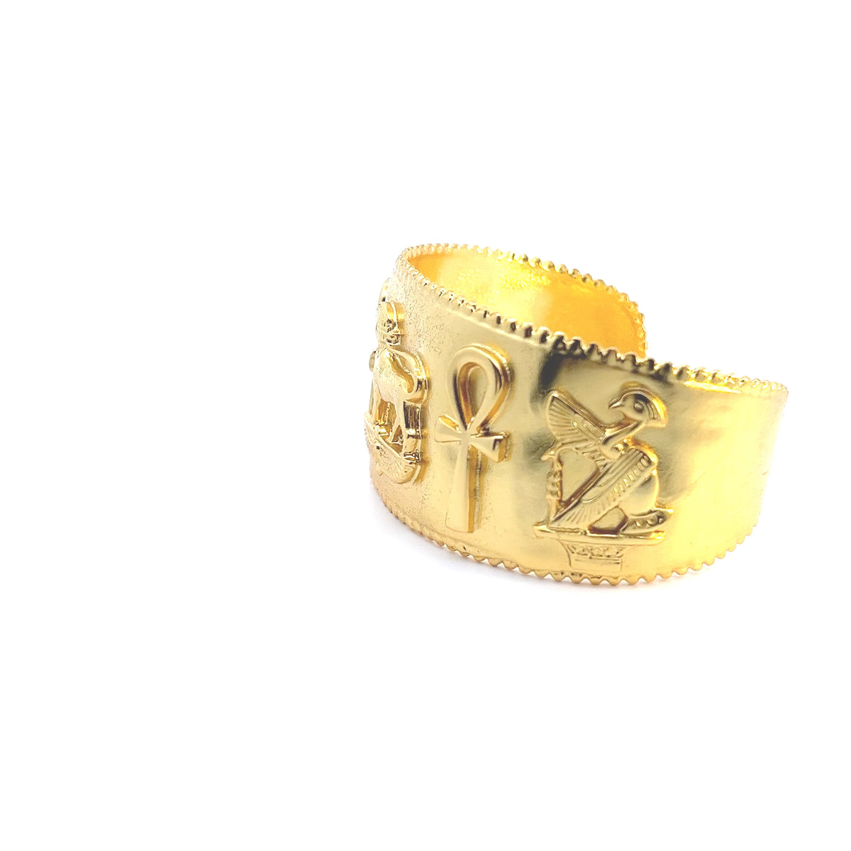 Egyptian Cuffs in Gold Plated Bronze