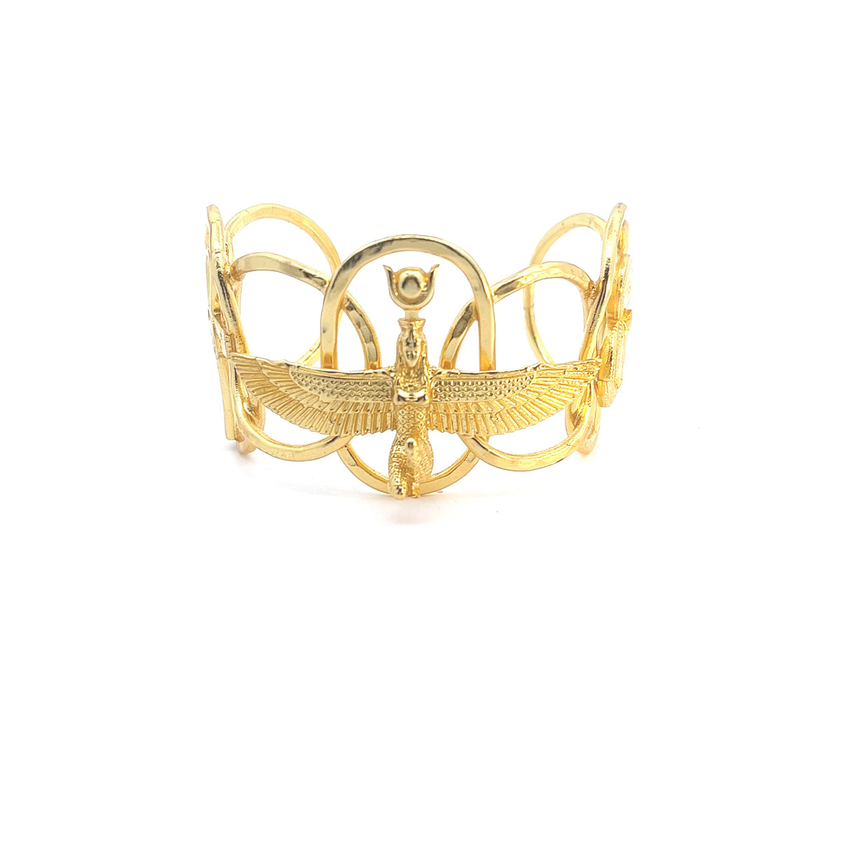Egyptian Cuffs in Gold Plated Bronze