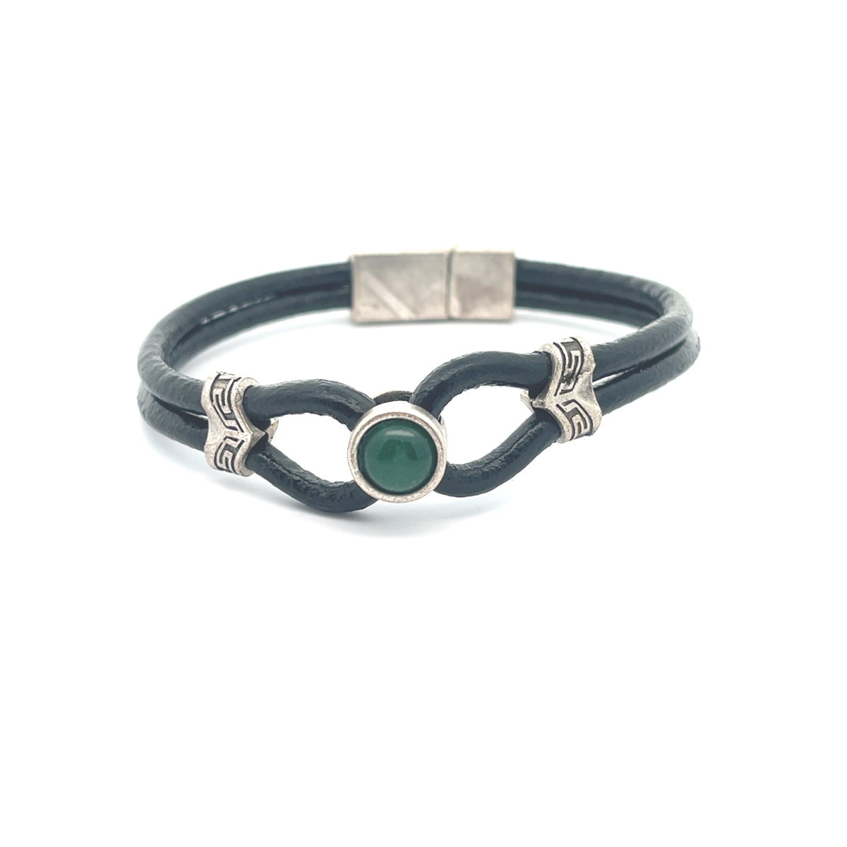 Tribal Elements Double Cord Leather Bracelet