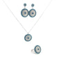 Ilaya Pavé Evil Eye Matching Set