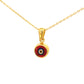 Enamel Mini Evil Eye Pendants | Silver & Gold Plated