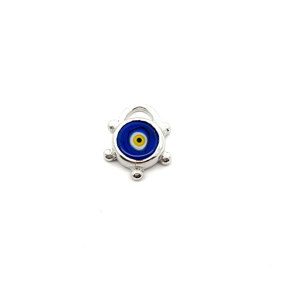 Enamel Mini Evil Eye Pendants | Silver & Gold Plated
